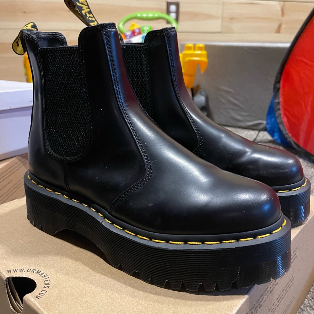 Dr. Martens Women’s Platform Chelsea Boot - Black